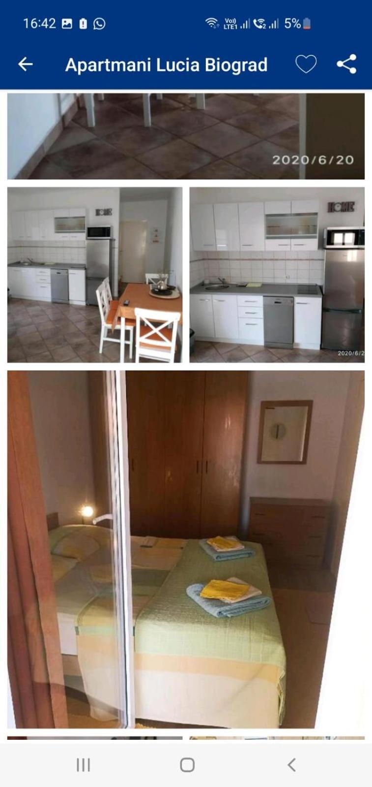 Apartmani Lucia Biograd Biograd Na Moru Exterior foto